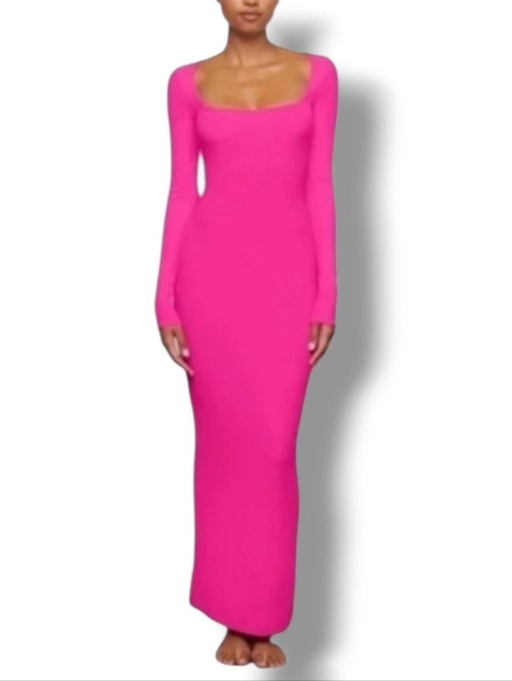 LIKE NEW Skims Soft Lounge Ribbed Maxi Dress, Size Small